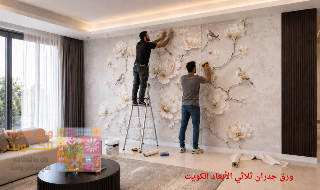 تركيب ورق جدران ثلاثي الأبعاد الكويت - ورق جدران 3D الكويت 3 تركيب ورق جدران ثلاثي الأبعاد الكويت